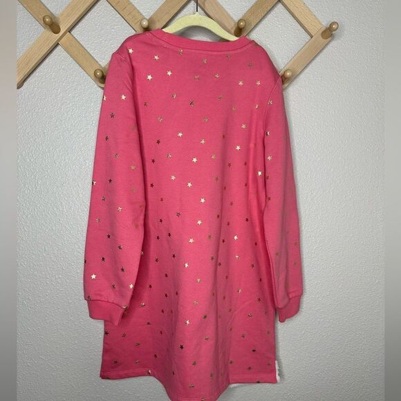 Mini Boden Appliqué Sweatshirt Dress Sz 9-10 - Picture 2 of 8